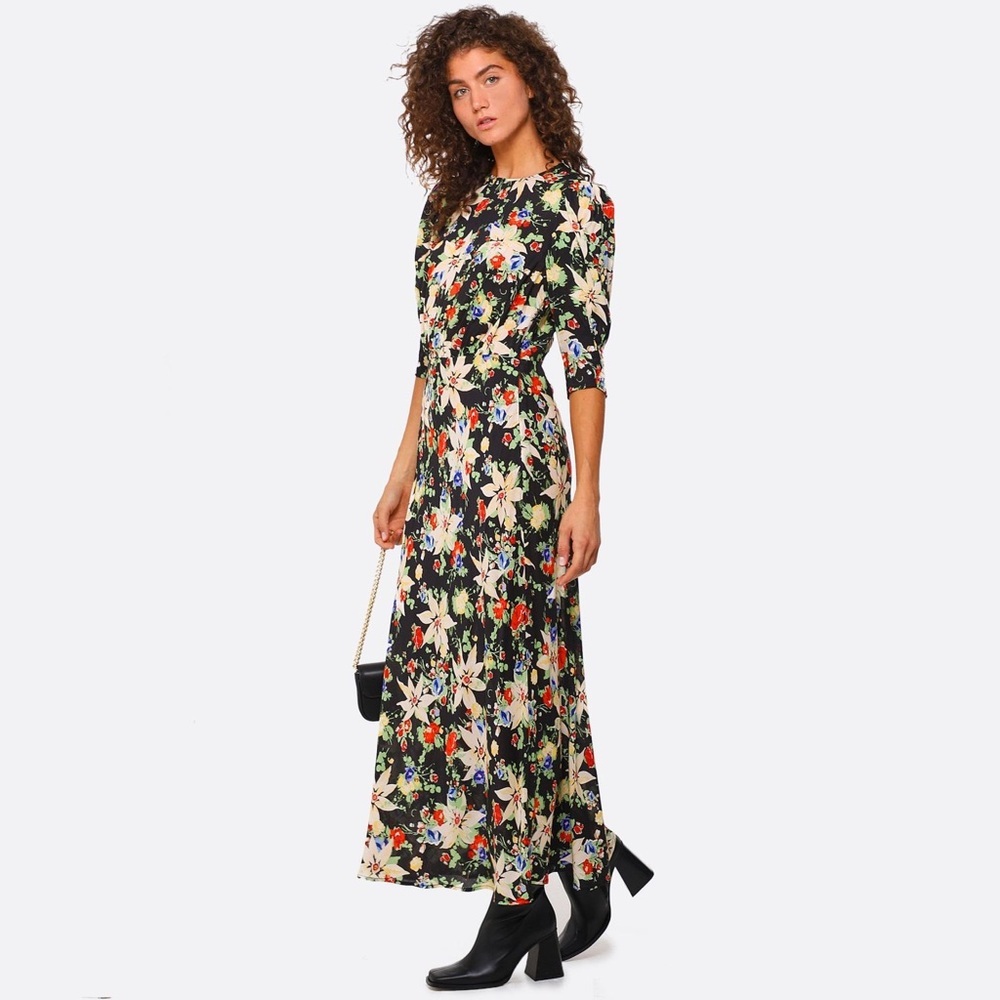 RIXO Lucile Floral Midi Dress (23)